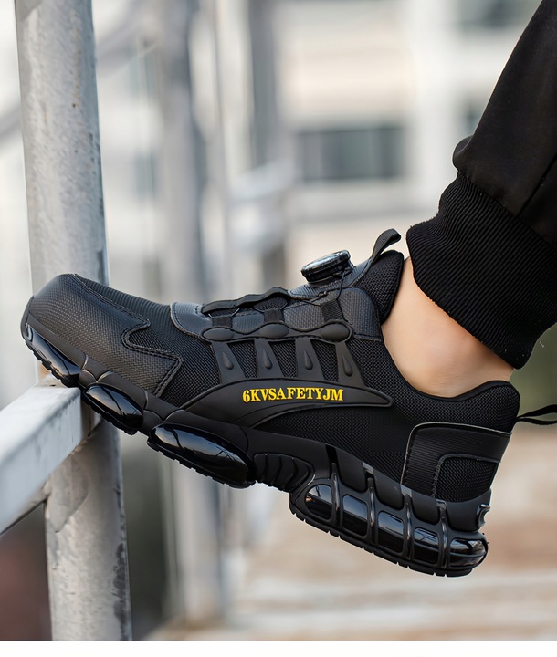 buty robocze ochronne bhp sportowe półbuty lekkie czarny r. 43