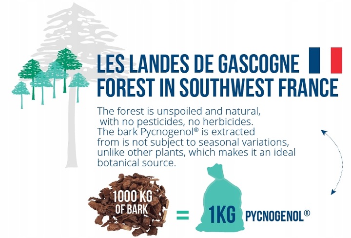 ALINESS Pycnogenol extract 65% 50 mg x 60 Vege