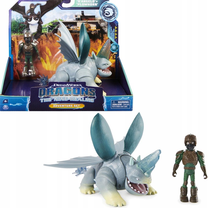 JAK WYTRESOWAĆ SMOKA JEŹDŹCY SMOKÓW FIGURKA D'ANGELO SMOK KRUSZKA