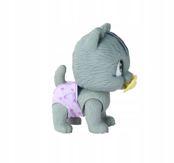 PAMPER PETZ KOTEK INTERAKTYWNY PIJE SIKA PIELUSZKOWY GANG + BUTELKA SMOCZEK