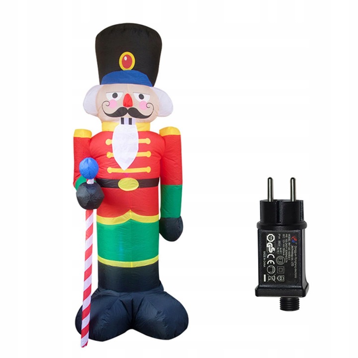 Świąteczne pontony 2.4M z 3 lampkami LED świecące śliczna zabawa do wnętrz