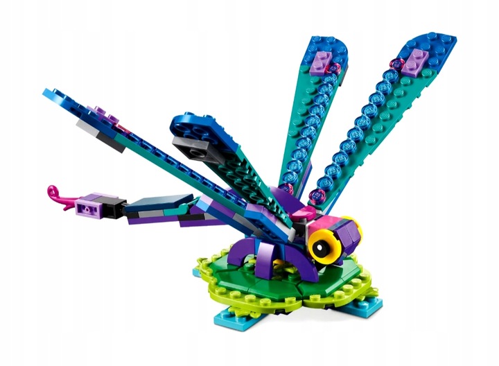 KLOCKI LEGO CREATOR 31157 Egzotyczny Paw 3w1 Motyl Ważka