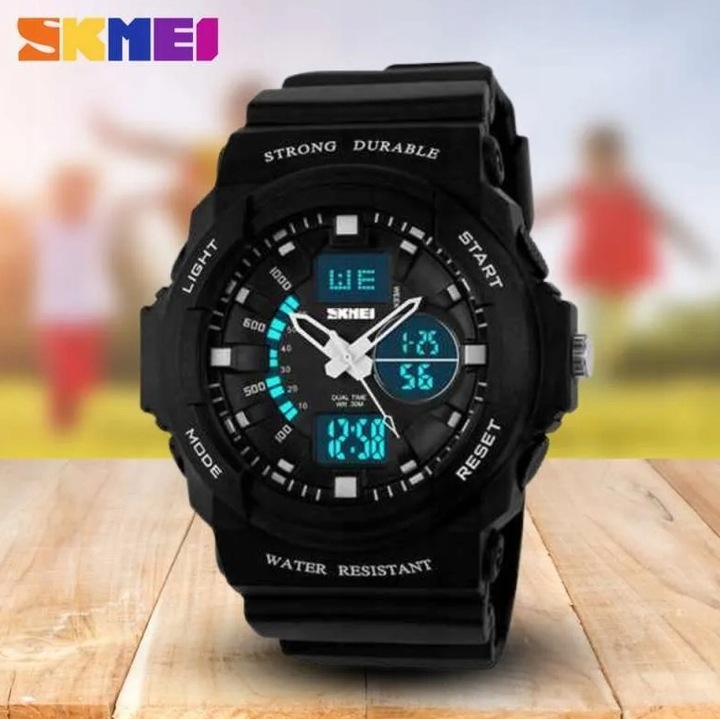 Zegarek dziecięcy SKMEI elektroniczny stoper data alarm