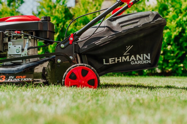 KOSIARKA SPALINOWA LEHMANN 44CM NAPĘD POTĘŻNA SILNIK 146CC MULCZOWANIE 6KM