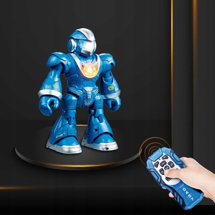 ROBOT RC ZDALNIE STEROWANY PROGRAMOWANY TAŃCZY ŚPIEWA PILOT DŹWIĘKI ŚWIATŁA