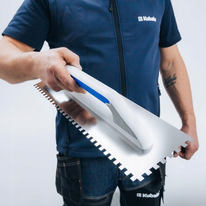 KUBALA Paca nierdzewna zębata 130x480mm 10x10 0254