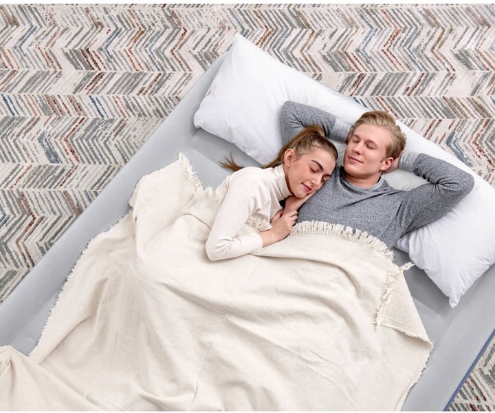 Materac Dmuchany DWUOSOBOWY ŁÓŻKO z POMPKĄ el. 203x152x51cm BESTWAY