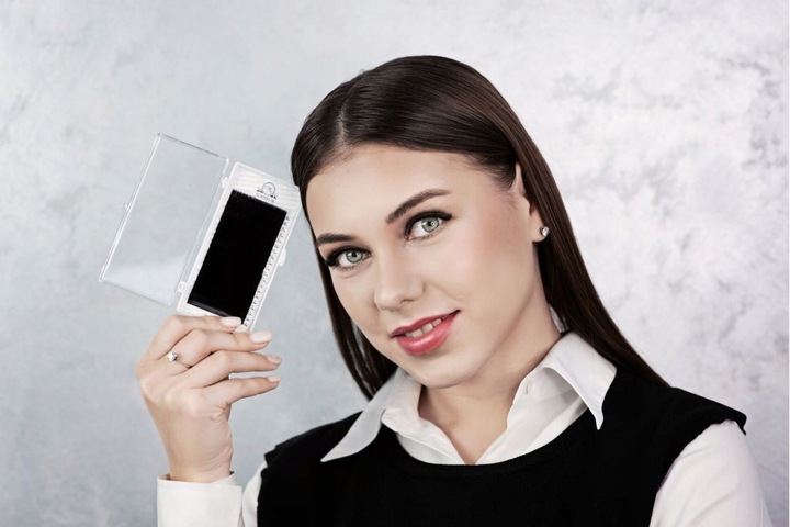 Rzęsy do przedłużania czarne PLATINUM 0.10 C 9mm