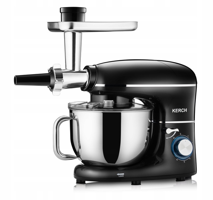 ROBOT KUCHENNY PLANETARNY MIKSER Z MISĄ KERCH ROTARY 4000W BLACK 6,2L