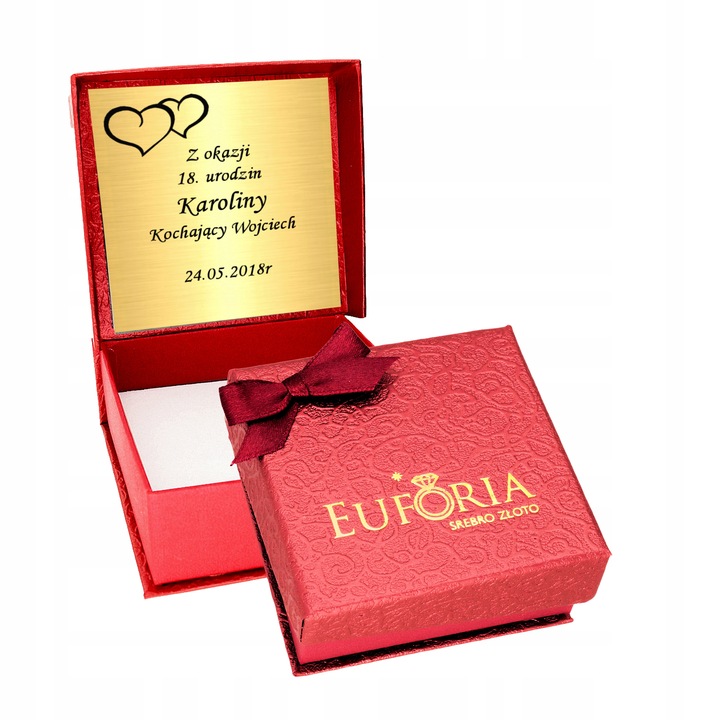 Złote Kolczyki 333 Gwiazdki Gwiazdy dla Kobiety Prezent Grawer