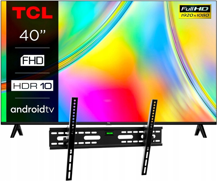 Telewizor LED TCL 40S5400 40" WiFi Smart Full HD Czarny+ Uchwyt Regulowany