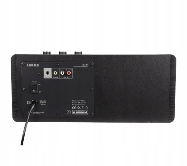 Głośnik stacjonarny Edifier D12 70W Bluetooth Pilot Czarny
