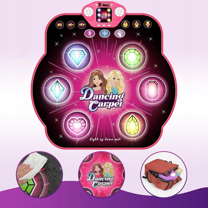 MATA DO TAŃCA ELEKTRONIKA Z MUZYKĄ BLUETOOTH DLA DZIECI PREZENT URODZINOWY