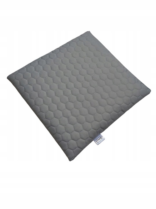 WODOODPORNA PIKOWANA PODUSZKA OGRODOWA PŁASKA MIÓD - HEKSAGON 40x60 szary