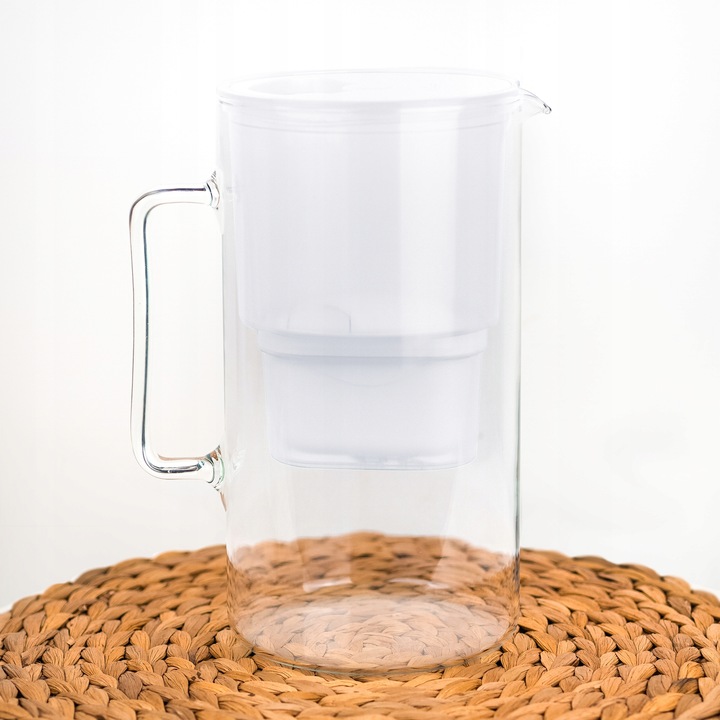 Dzbanek filtrujący Wessper D2 Borosilicate 3 l biały + filtr