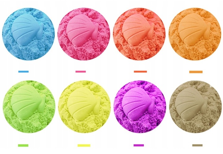 Piasek Kinetyczny 3kg Zestaw Dla Dziecka Basen Foremki Foremki Na Prezent