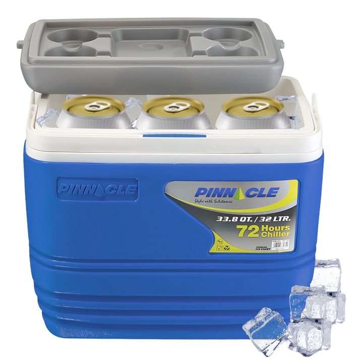 Lodówka turystyczna Pinnacle TPX 7000 32 L granatowa na biwak piknik podróż