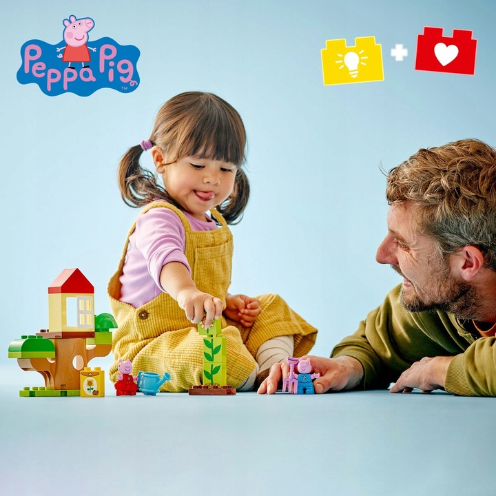 LEGO DUPLO ŚWINKA PEPPA Dom na drzewie 10431 +Torba - Duże klocki od 2 lat