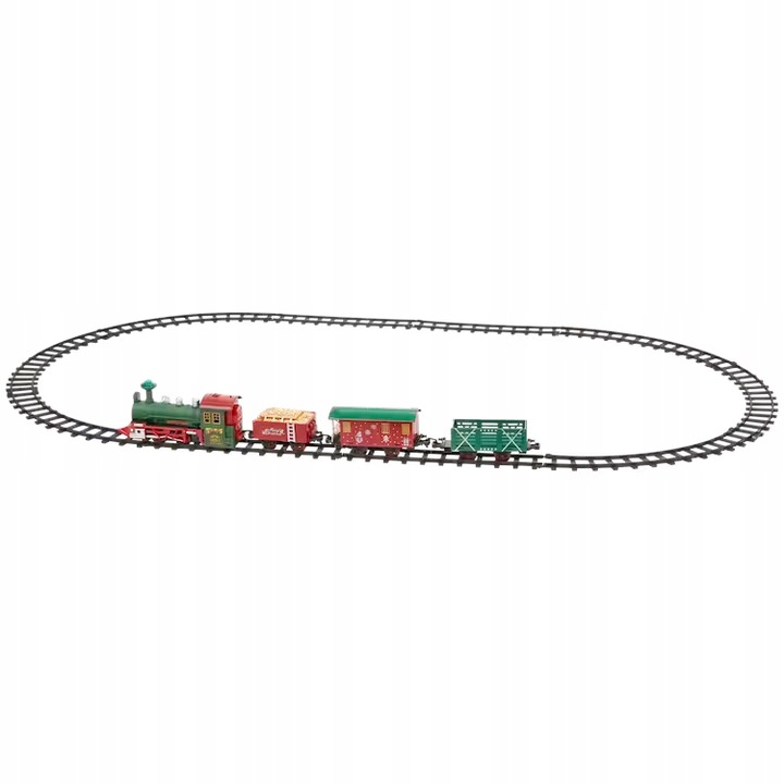 POCIĄG Kolejka Delux z oświetleniem dźwiękiem ŚWIĄTECZNA