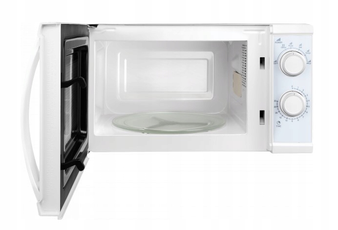 Biała Mikrofalówka 700W 20L minutnik