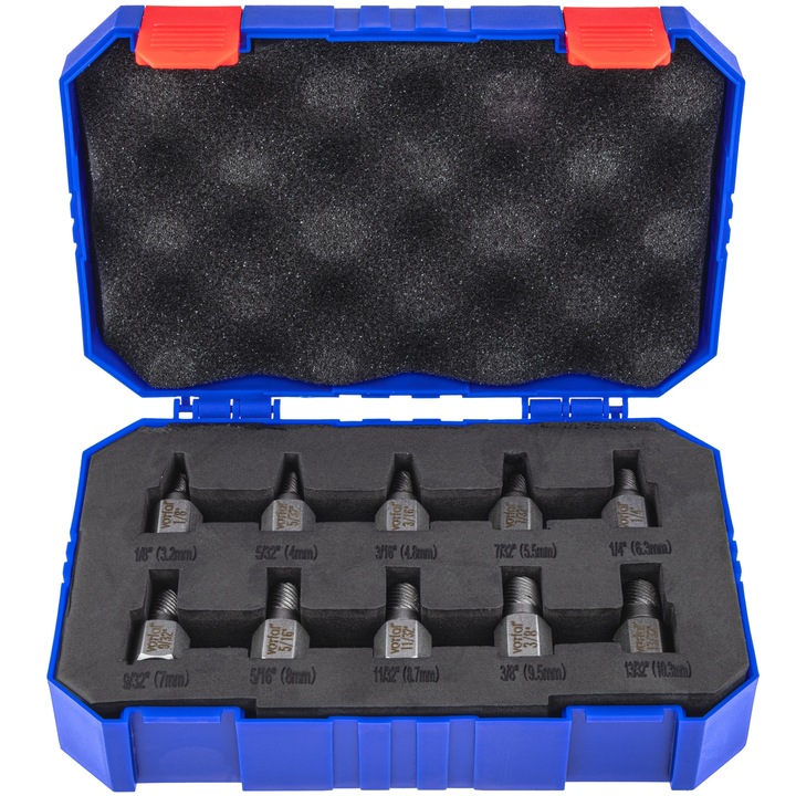 WYKRĘTAKI USZKODZONYCH ŚRUB TRZPIENIOWE TWIST TORX IMBUS 3-11MM 10 EL