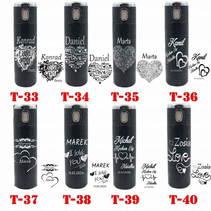 TERMOS KUBEK TERMICZNY na PREZENT dla NIEGO Taty Faceta Brata NIEJ