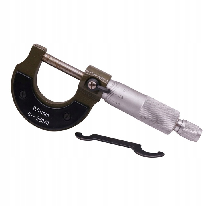 MIKROMETR NONIUSZOWY ZEWNĘTRZNY 0.01MM 0-25 MM