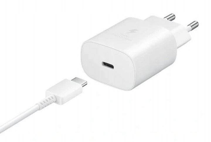 MEGA SZYBKA ŁADOWARKA SAMSUNG 25W TA800 + KABEL USB-C na USB-C ZESTAW PD