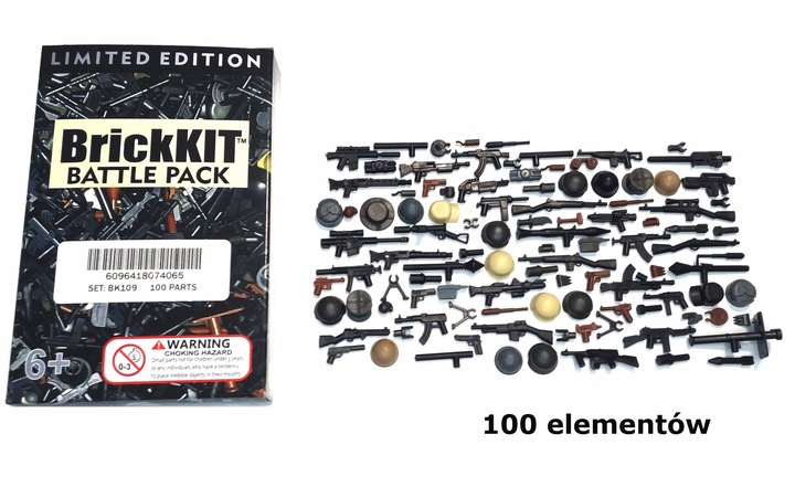 BrickKIT Karabiny dla figurek z klocków Broń BK109