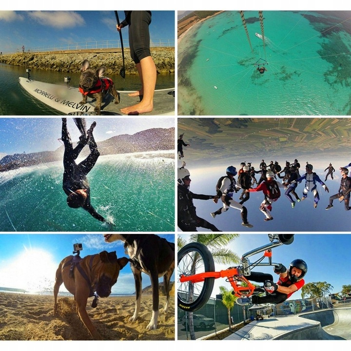 MEGA ZESTAW 53w1 AKCESORIA DO KAMERY GOPRO HERO 12 11 10 9 8 7 6 INSTA DJI