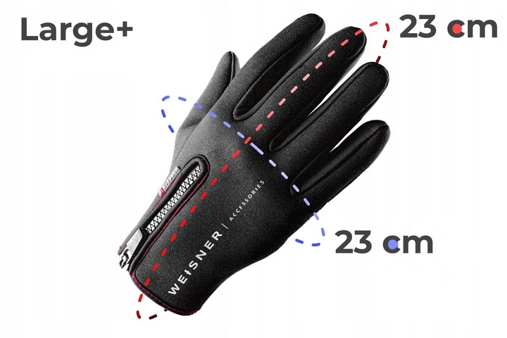 REKAWICZKI WEISNER DO SMARTFONA ROWEROWE DOTYKOWE