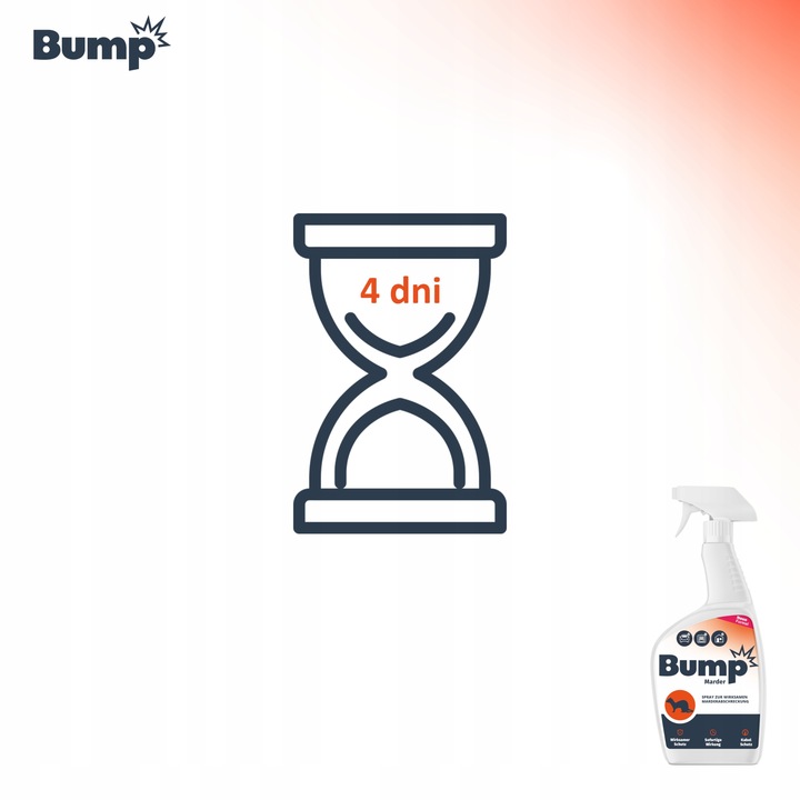 BUMP MARDER Odstraszacz na kuny do samochodu domu Spray Preparat 2x500ml