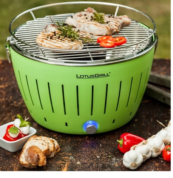 GRILL WĘGLOWY BEZDYMNY LOTUSGRILL PRZENOŚNY OGRODOWY STANDARD PLUS TORBA