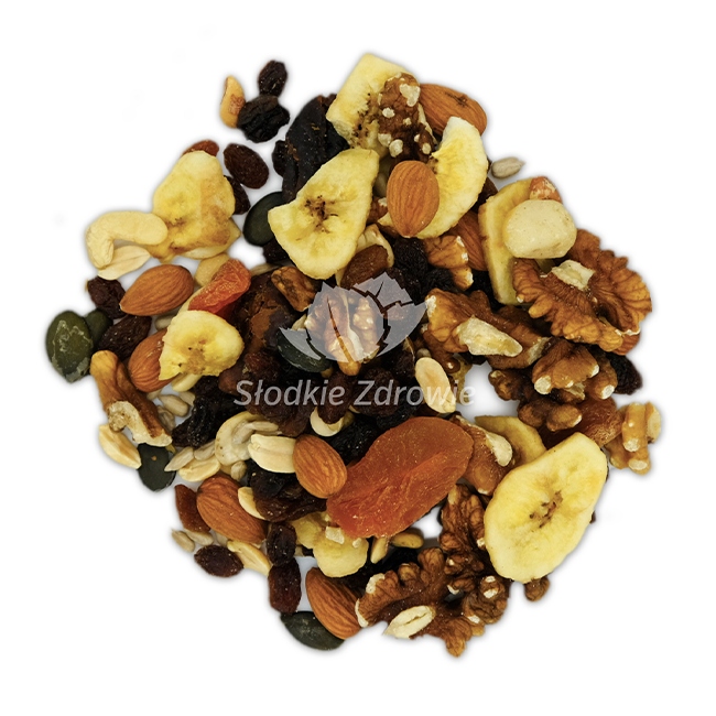 MIESZANKA BOGATA Mix ekskluzywnych orzechów, nasion i bakalii STUDENCKA 1kg
