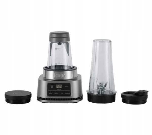 Mikser kielichowy Ninja CB100EU 1100W 2 Butelki 0,4 / 0,7L Srebrny
