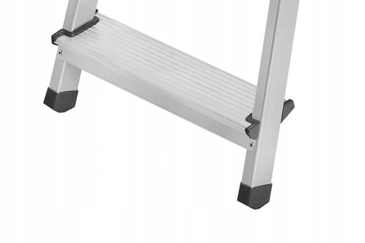 Drabina aluminiowa jednostronna 4 stopnie wytrzymałość 125 kg Magazynuj