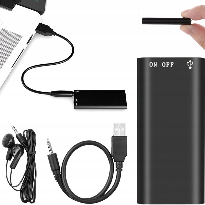 Bardzo mały mini mikro podsłuch pluskwa 11 godzin nagrywania bezprzewodowa