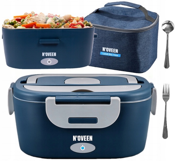 Lunch BOX TERMOS NA JEDZENIE PODGRZEWACZ DO AUTA 12/24/230V