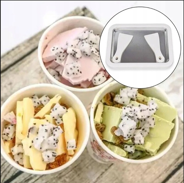 MASZYNA DO LODÓW TAJSKICH MASZYNKA DO ROBIENIA LODÓW LODY TAJSKIE ICE CREAM