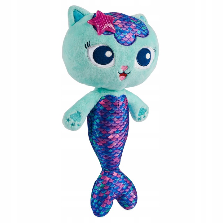 KOCI DOMEK GABI SYRENKOTKA INTERAKTYWNA MASKOTKA MÓWIĄCA ŚW + DŹW 35 CM