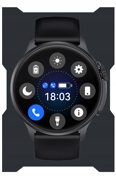 Zegarek SMARTWATCH Rubicon ROZMOWY MENU PL KROKI AMOLED ALWAYS ON DISPLAY