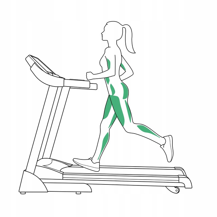 BIEŻNIA ELEKTRYCZNA V550M MASAŻER AMORTYZACJA REGULACJA NACHYLENIA SKŁADANA