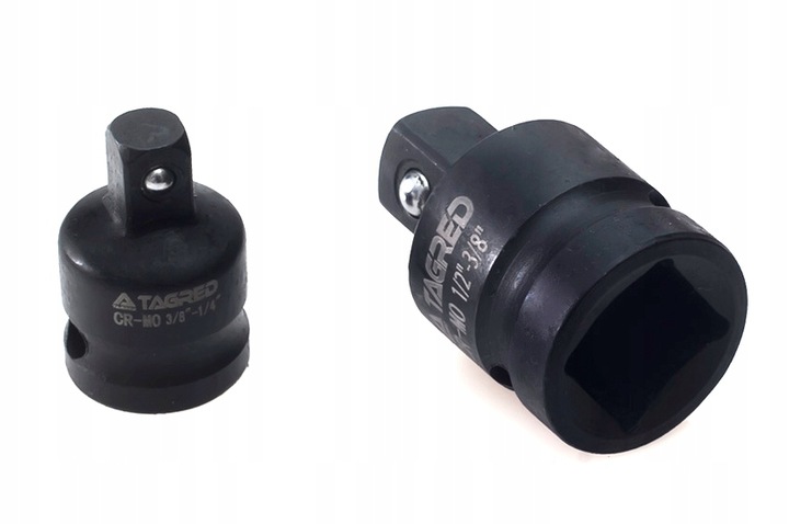 REDUKCJE ADAPTERY REDUKCYJNE 1/2 1/4 3/8 3/4 Udarowe z kulką blokującą x6