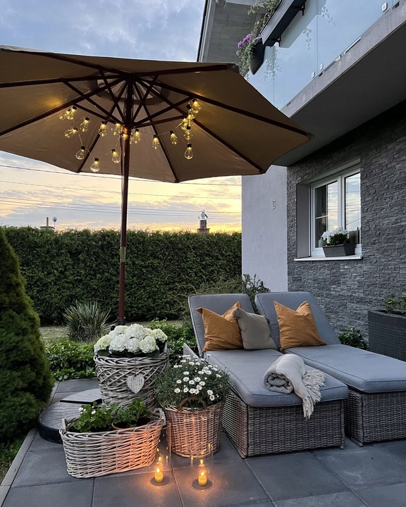 Parasol ogrodowy 270 cm piaskowy