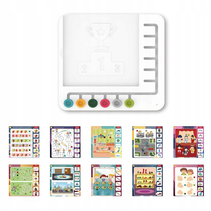 GRA LOGICZNA EDUKACYJNA 60 GIER DLA DZIECI PREZENT DLA 3 4 5 6 7 8 9 LATKA