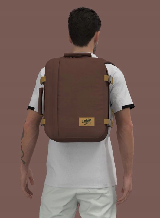 Plecak 40x30x20 Classic Backpack 28L belgian chocolate CabinZero