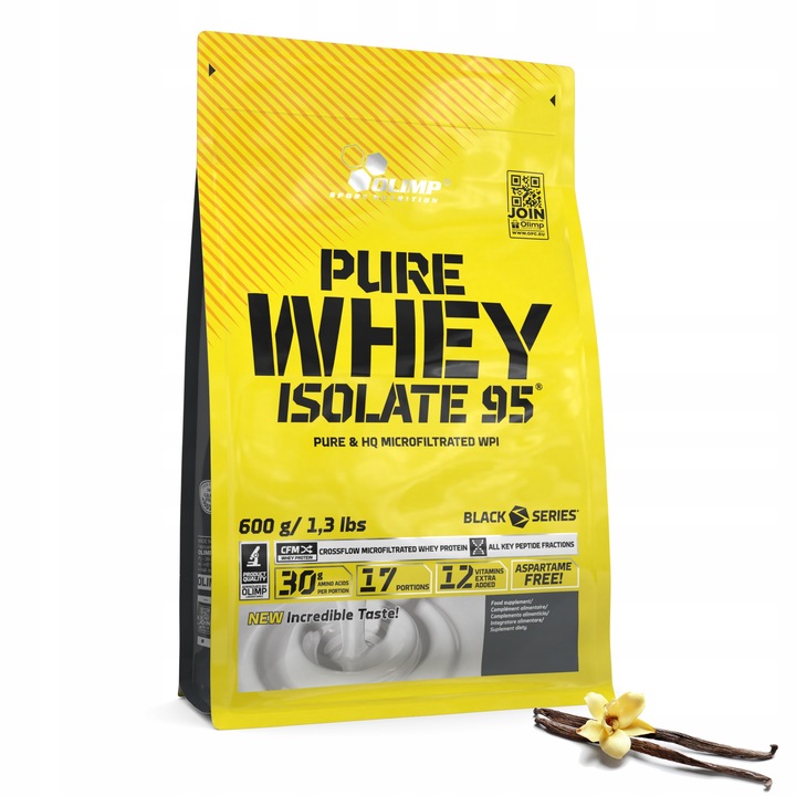 OLIMP PURE WHEY ISOLATE 95 600g IZOLAT ODŻYWKA BIAŁKOWA WHEY PROTEIN WPI