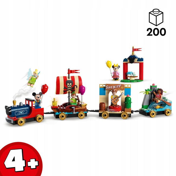 LEGO DISNEY PLUS POCIĄG CIUCHCIA BAJKI MYSZKA MIKI TOY STORY ZESTAW XXL