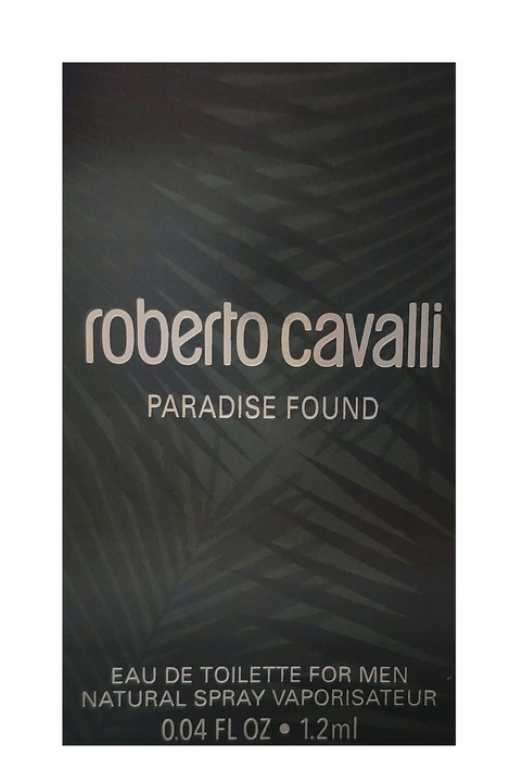 ROBERTO CAVALLI PARADISO FOUND EDT 1,2 ML PRÓBKA