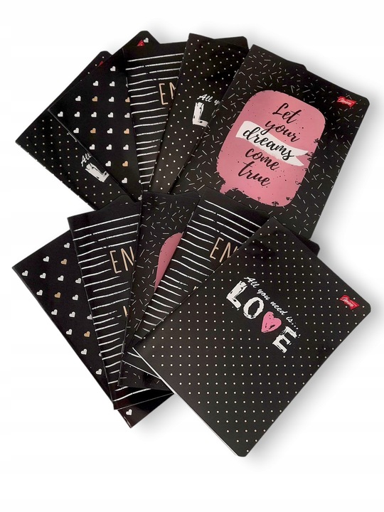 10 x Zeszyt A5 60 kartek krata GL 6669